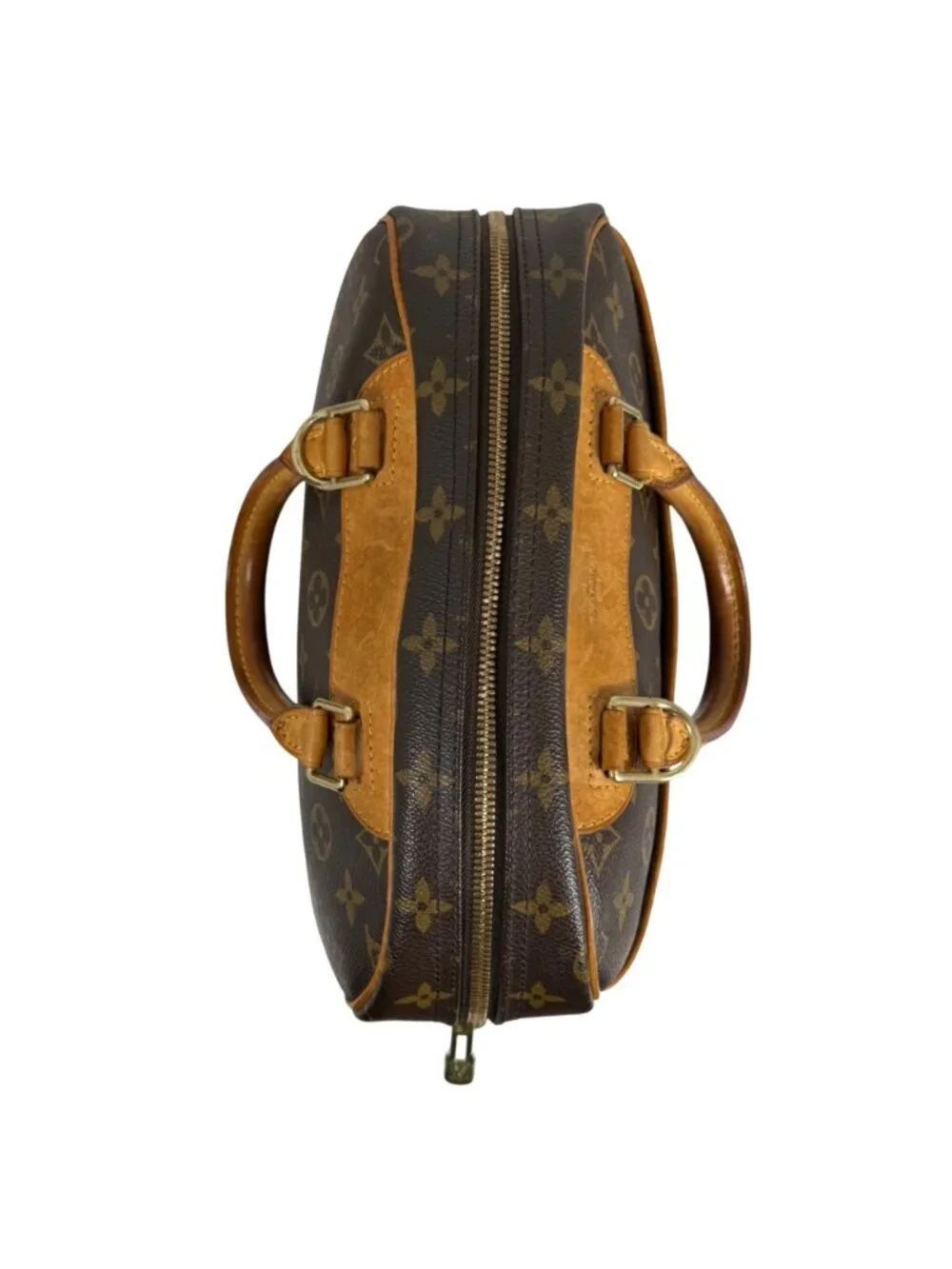 LOUIS VUITTON Trouville LV Monogram Coated Canvas & Vachetta Leather Handbag